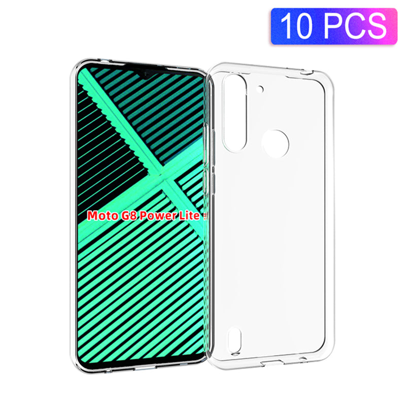 10PCS Non-slip Inner TPU Shell for Motorola Moto G8 Power Lite