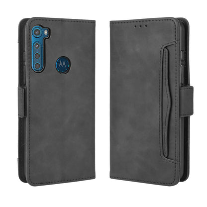 Wallet  Leather Stand Case for Motorola Moto One Fusion Plus