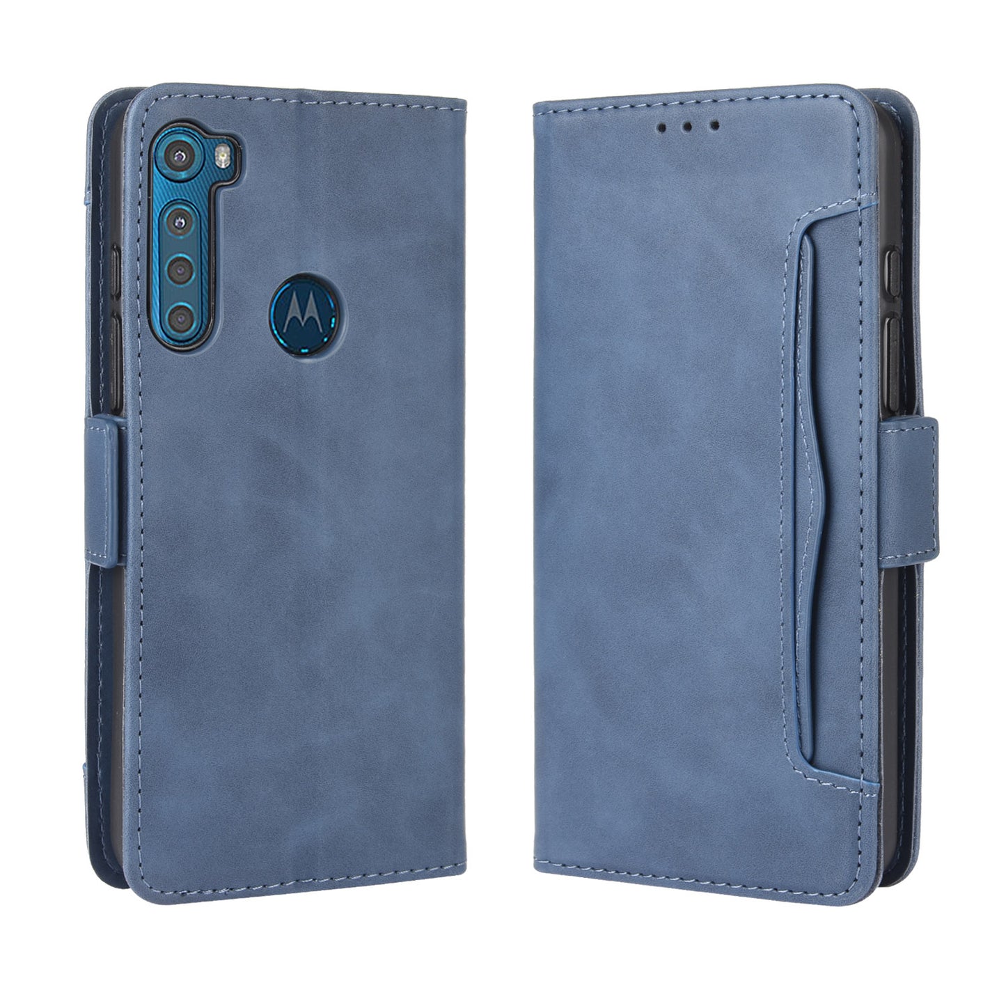 Wallet  Leather Stand Case for Motorola Moto One Fusion Plus