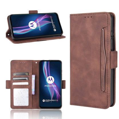 Wallet  Leather Stand Case for Motorola Moto One Fusion Plus