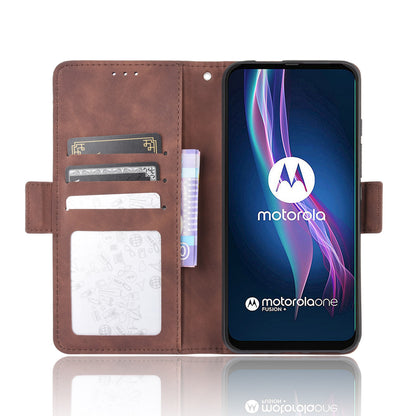 Wallet  Leather Stand Case for Motorola Moto One Fusion Plus