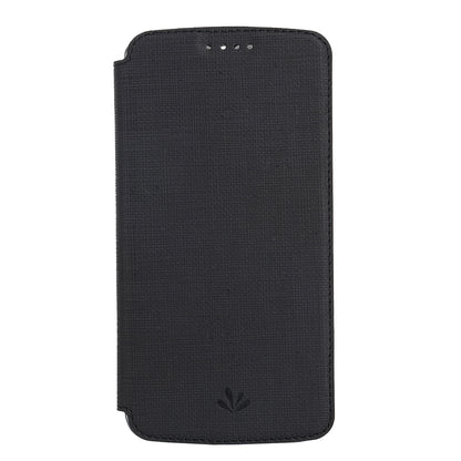 VILI DMX Cross Texture Leather Card Holder Case for Motorola Moto G Power