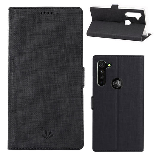 VILI DMK Leather Double Cards Side Buckle Style Phone Cover for Motorola Moto G Stylus/Moto G Pro