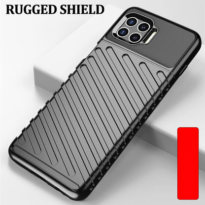 Thunder Series Twill Texture Soft TPU Phone Protective Shell for Motorola Moto G 5G Plus