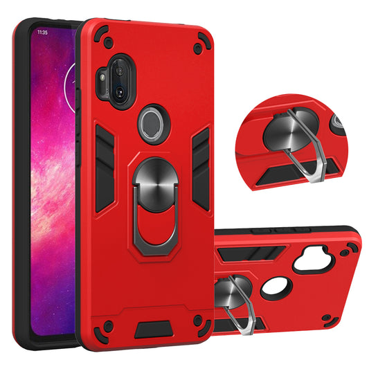 Rotatable Kickstand Detachable 2-in-1 PC + TPU Cover for Motorola One Hyper