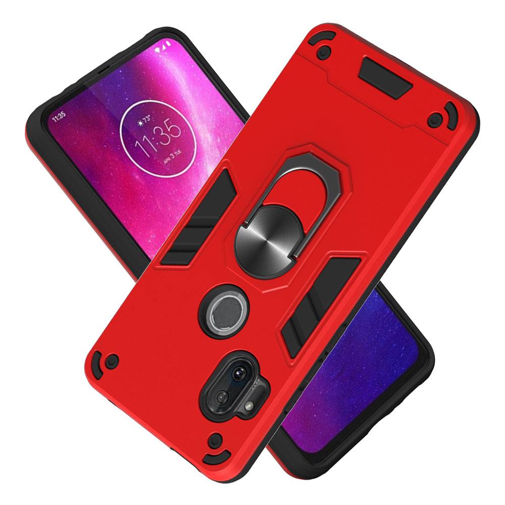 Rotatable Kickstand Detachable 2-in-1 PC + TPU Cover for Motorola One Hyper