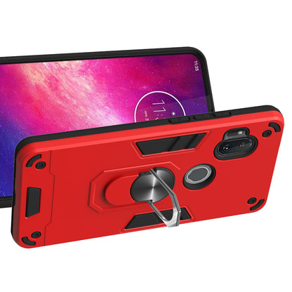 Rotatable Kickstand Detachable 2-in-1 PC + TPU Cover for Motorola One Hyper