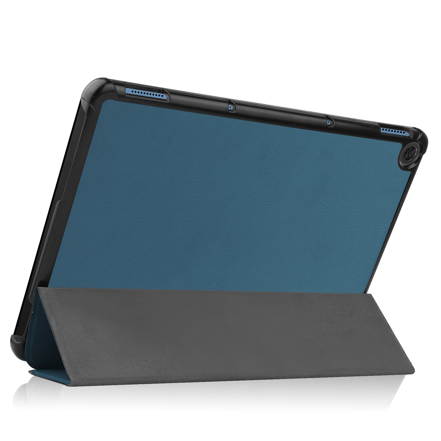 Litch Skin PU Leather Tri-fold Stand Shell for Lenovo Duet Chromebook 10.1 Tablet Case