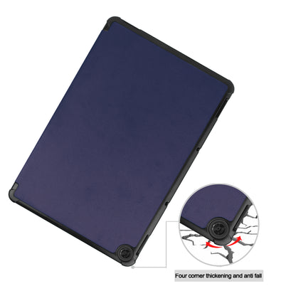 Litch Skin PU Leather Tri-fold Stand Shell for Lenovo Duet Chromebook 10.1 Tablet Case