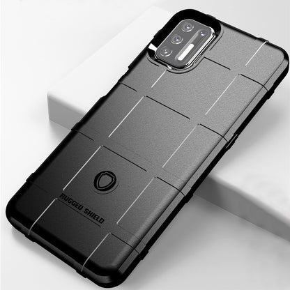 Shock-proof Square Grid Texture Thicken TPU Shell for Motorola Moto G9 Plus