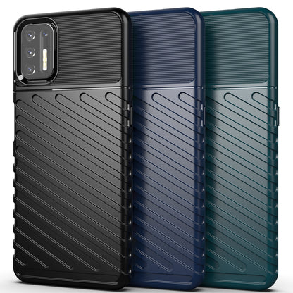 Thunder Series Twill Texture Soft TPU Phone Case for Motorola Moto G9 Plus