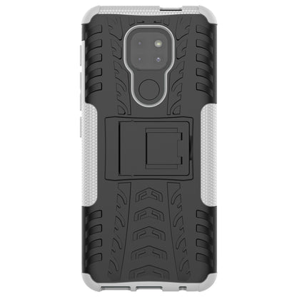 Anti-slip PC + TPU Combo Case with Kickstand for Motorola Moto G9 Play