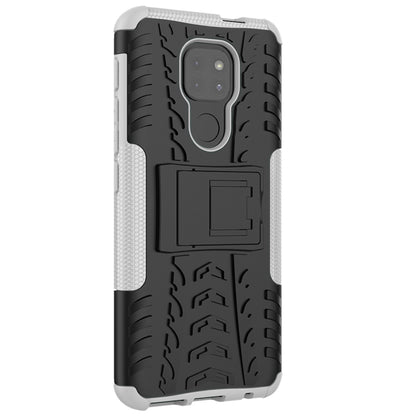 Anti-slip PC + TPU Combo Case with Kickstand for Motorola Moto G9 Play