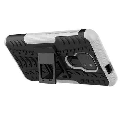 Anti-slip PC + TPU Combo Case with Kickstand for Motorola Moto G9 Play