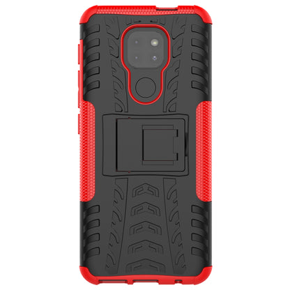 Anti-slip PC + TPU Combo Case with Kickstand for Motorola Moto G9 Play