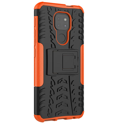 Anti-slip PC + TPU Combo Case with Kickstand for Motorola Moto G9 Play