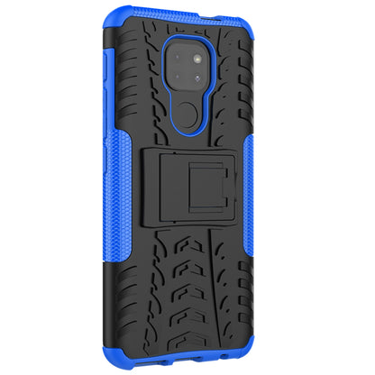 Anti-slip PC + TPU Combo Case with Kickstand for Motorola Moto G9 Play