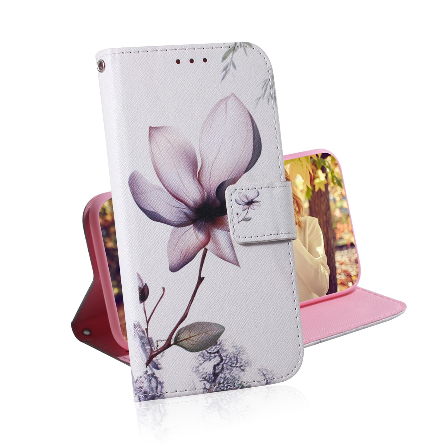 Pattern Printing Wallet Leather Phone Case for Motorola Moto G9 Plus