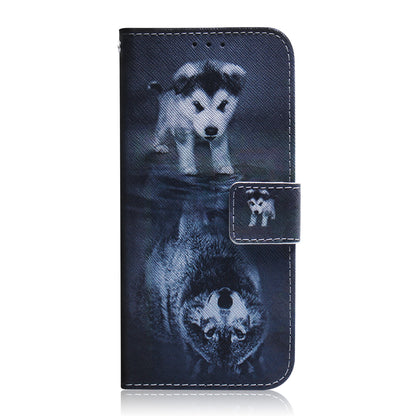 Pattern Printing Wallet Leather Phone Case for Motorola Moto G9 Plus