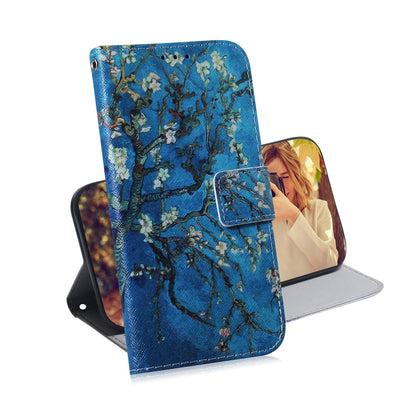 Pattern Printing Wallet Leather Phone Case for Motorola Moto G9 Plus