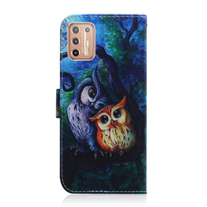 Pattern Printing Wallet Leather Phone Case for Motorola Moto G9 Plus