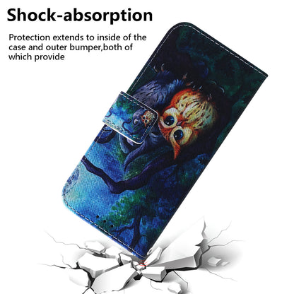 Pattern Printing Wallet Leather Phone Case for Motorola Moto G9 Plus