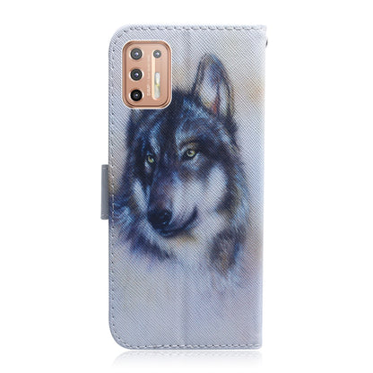 Pattern Printing Wallet Leather Phone Case for Motorola Moto G9 Plus