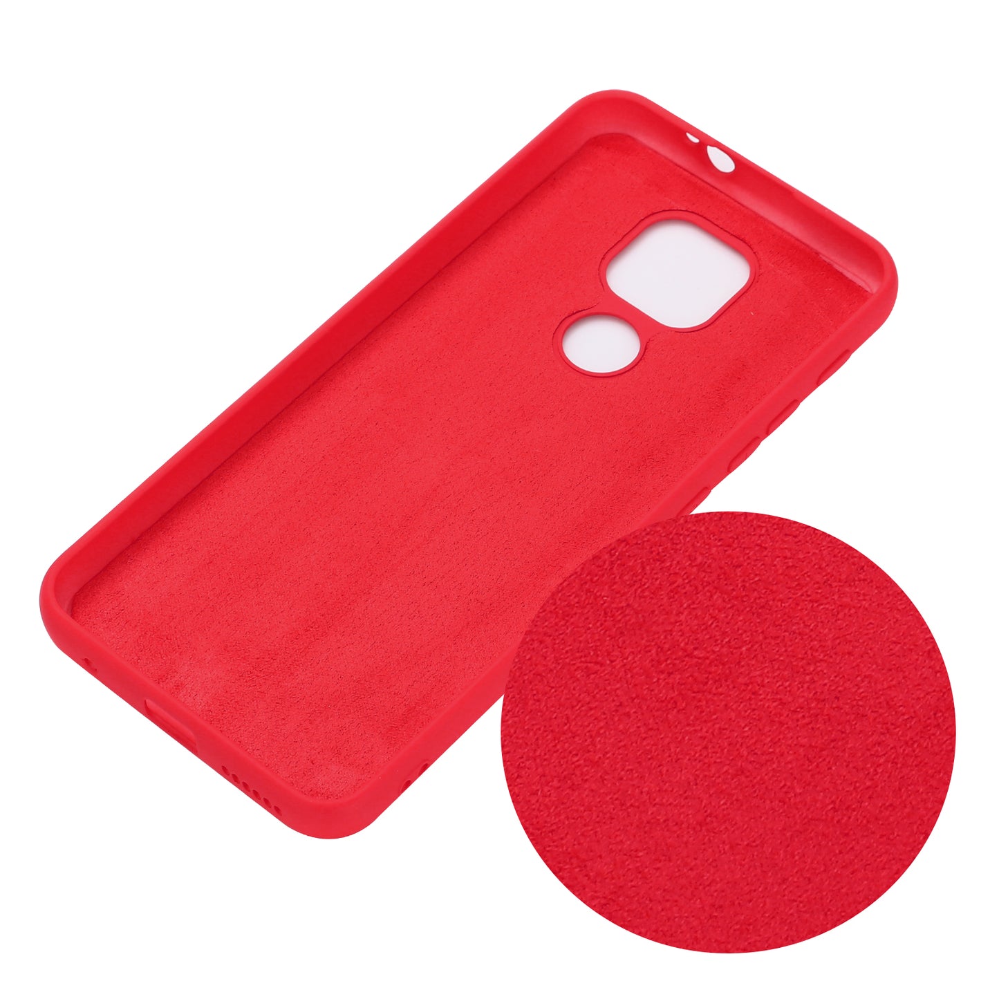 Soft Liquid Silicone Mobile Phone Cover for Motorola Moto G9 Play