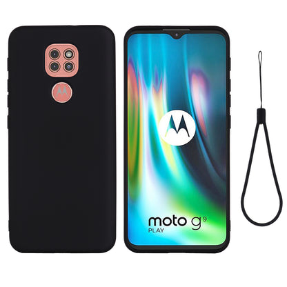 Soft Liquid Silicone Mobile Phone Cover for Motorola Moto G9 Play