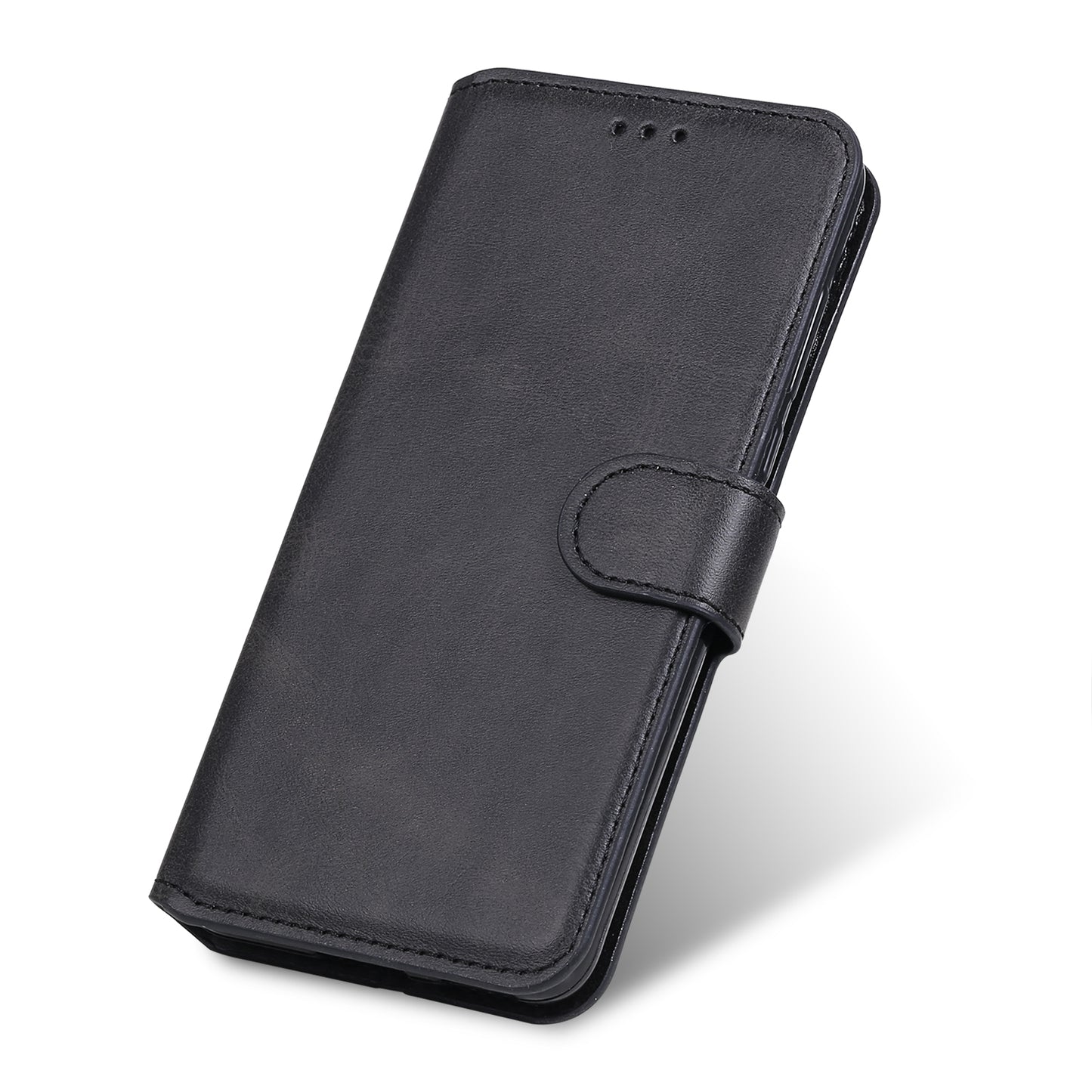 Classic Wallet Stand Flip Leather Phone Case for Motorola Moto G9 Play / Motorola Moto E7 Plus