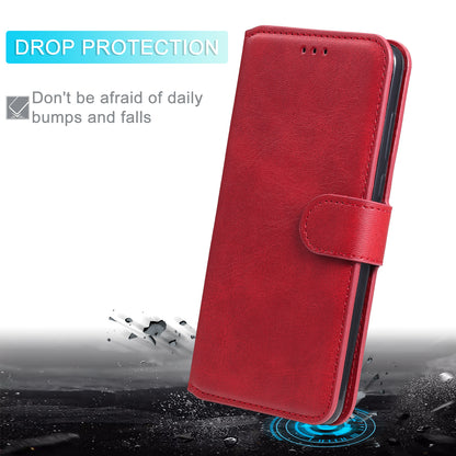 Classic Wallet Stand Flip Leather Phone Case for Motorola Moto G9 Play / Motorola Moto E7 Plus