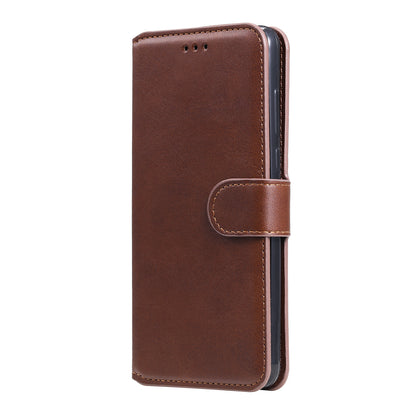 Classic Wallet Stand Flip Leather Phone Case for Motorola Moto G9 Play / Motorola Moto E7 Plus