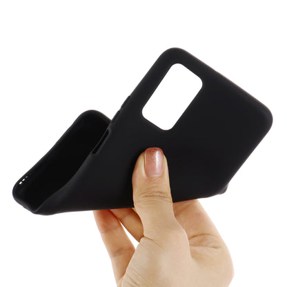 Liquid Silicone Soft Protection Case with Strap for Motorola Moto G9 Plus