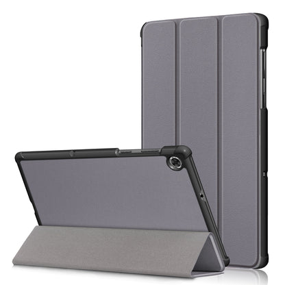 Tri-fold PU Leather Auto-wake/Sleep Smart Tablet Case for Lenovo Tab M10 HD Gen 2 TB-X306F / TB-X306X