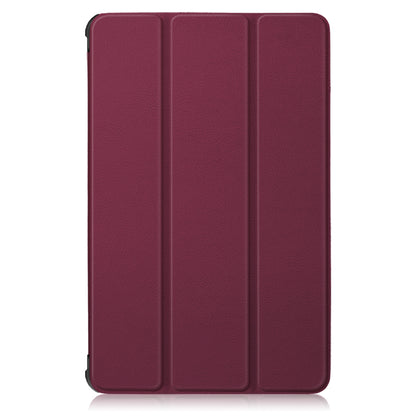 Tri-fold PU Leather Auto-wake/Sleep Smart Tablet Case for Lenovo Tab M10 HD Gen 2 TB-X306F / TB-X306X