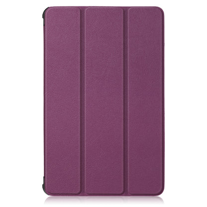 Tri-fold PU Leather Auto-wake/Sleep Smart Tablet Case for Lenovo Tab M10 HD Gen 2 TB-X306F / TB-X306X