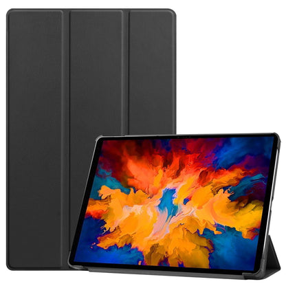 Stable Tri-fold Stand Leather Stand Tablet Case for Lenovo Tab P11 Pro TB-J706F