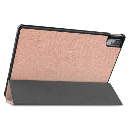 Stable Tri-fold Stand Leather Stand Tablet Case for Lenovo Tab P11 Pro TB-J706F