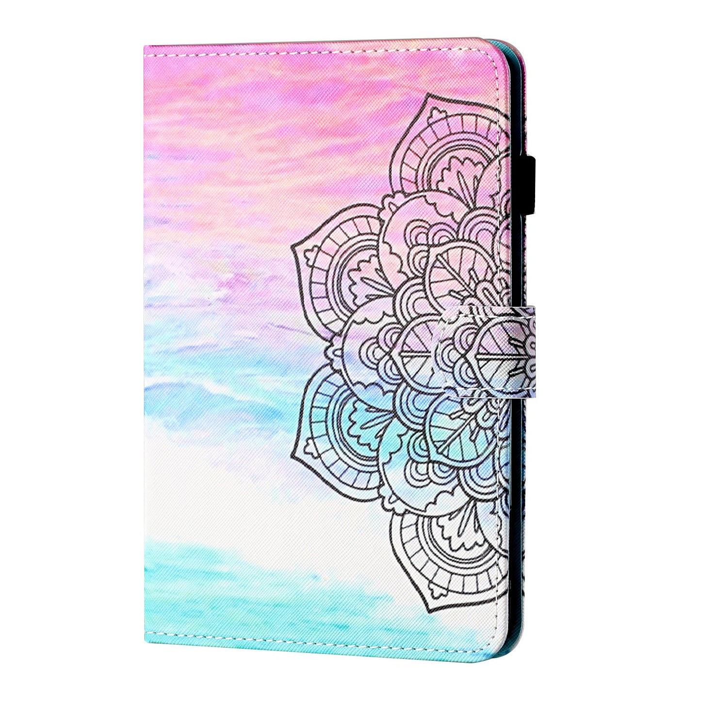 Card Holder Patterned Leather Stand Tablet Casing for Lenovo Tab M10 TB-X605F/X505F