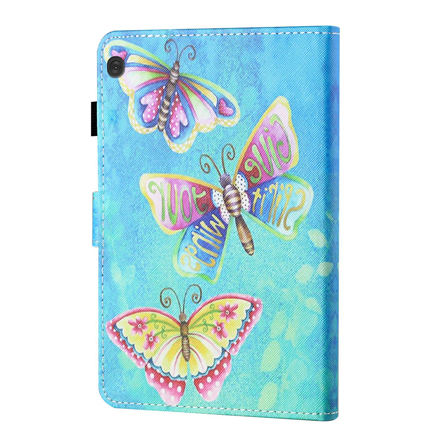 Card Holder Patterned Leather Stand Tablet Casing for Lenovo Tab M10 TB-X605F/X505F