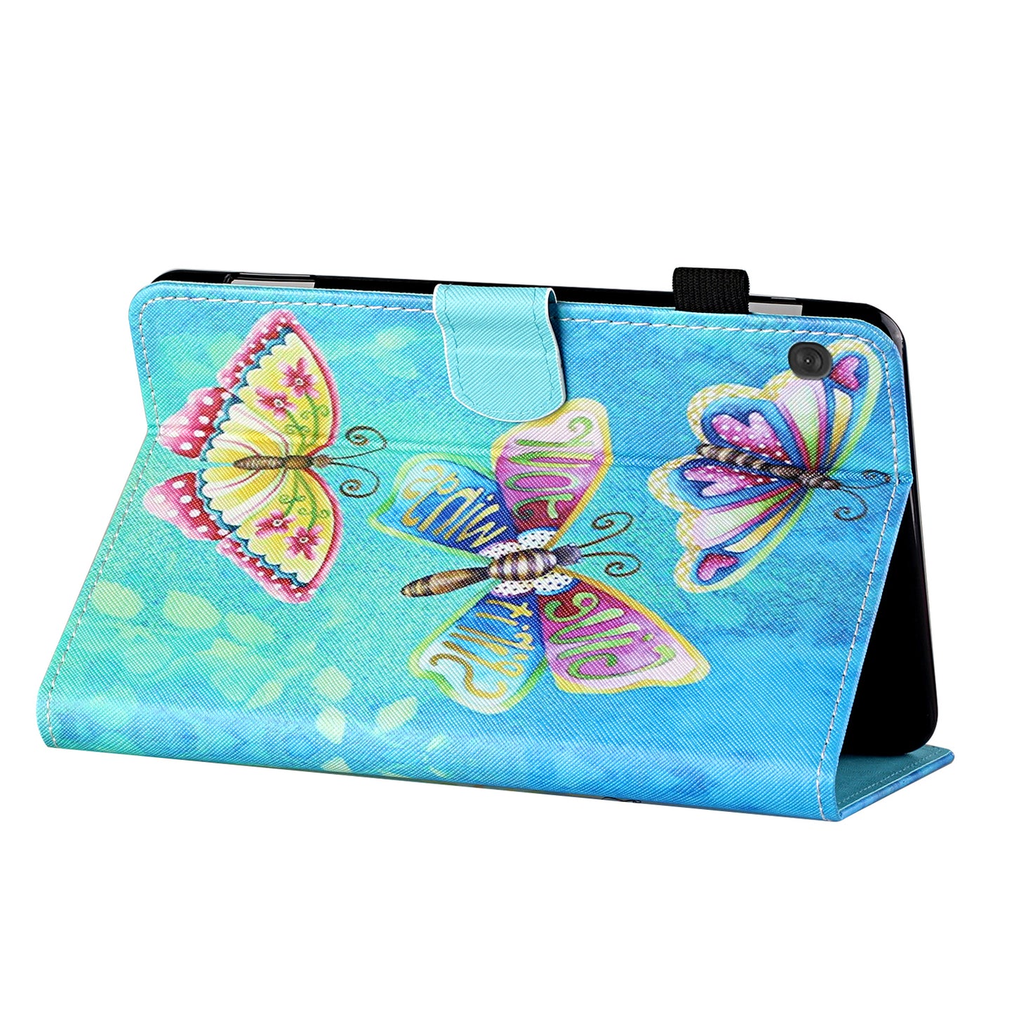 Card Holder Patterned Leather Stand Tablet Casing for Lenovo Tab M10 TB-X605F/X505F