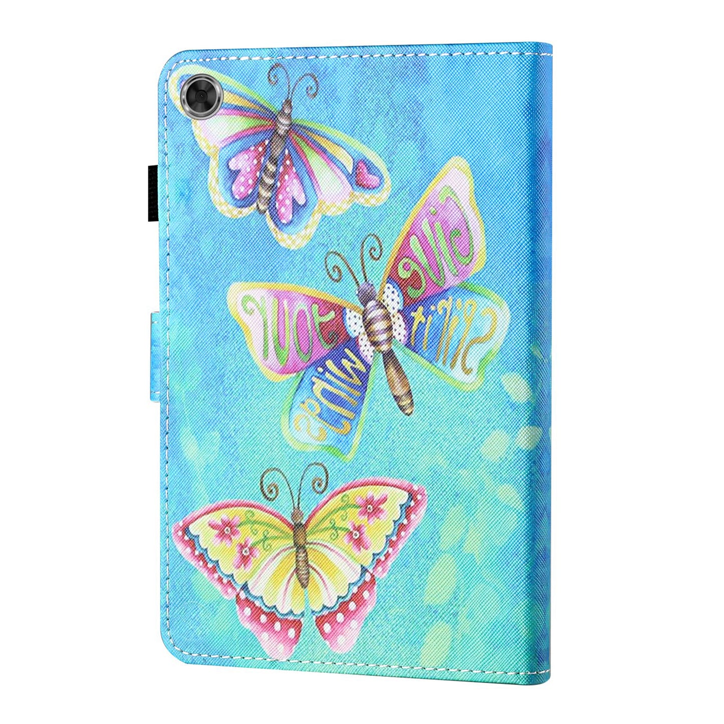 Stand Patterned Leather Card Holder Tablet Casing for Lenovo Tab M10 Plus X606F