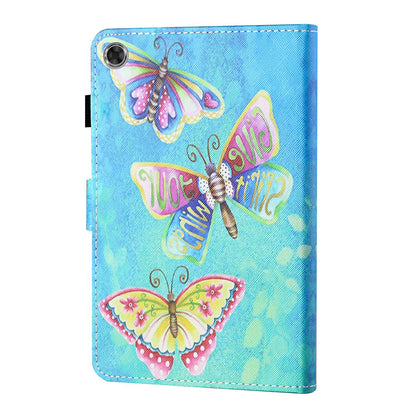 Stand Patterned Leather Card Holder Tablet Casing for Lenovo Tab M10 Plus X606F