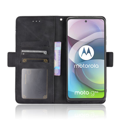 Multiple Card Slots Wallet Case Stand Leather Shell for Motorola Moto G 5G