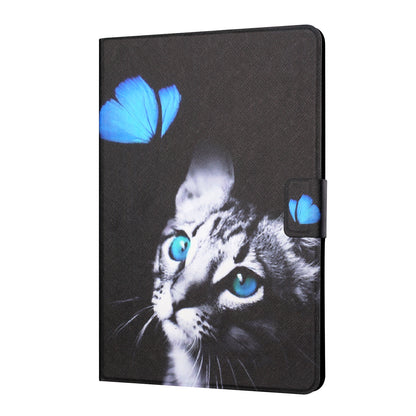 Stand Distinctive Patterned Leather Protector for Lenovo Tab M10 Plus TB-X606F/M10 FHD Tablet Cover