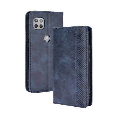 Magnetic Vintage Style Phone Case Wallet Stand Leather Cover for Motorola Moto G 5G