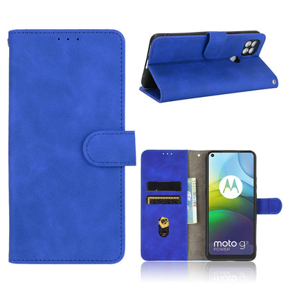 Delicate PU Leather Wallet Cell Phone Case for Motorola Moto G9 Power