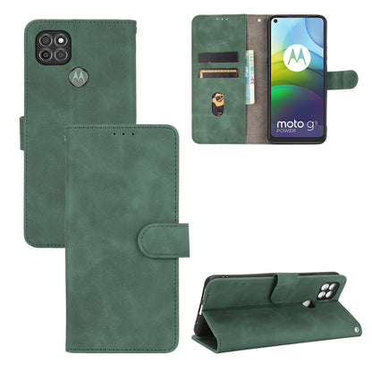 Delicate PU Leather Wallet Cell Phone Case for Motorola Moto G9 Power