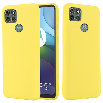 Liquid Silicone Phone Protective Case with Strap for Motorola Moto G9 Power