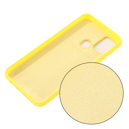 Liquid Silicone Phone Protective Case with Strap for Motorola Moto G9 Power